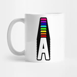 Rainbow Letter, A Mug